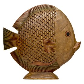 wood fish